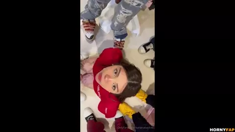 Katiana Kay Nude Sex Group with Five Men