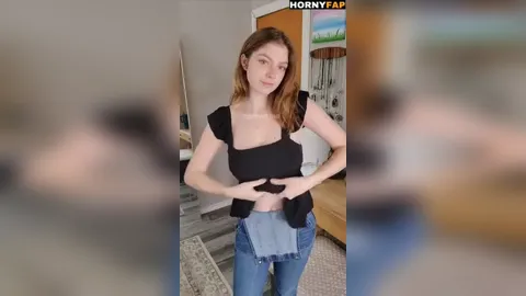 Makoshake Nude Overalls Boobs Tease