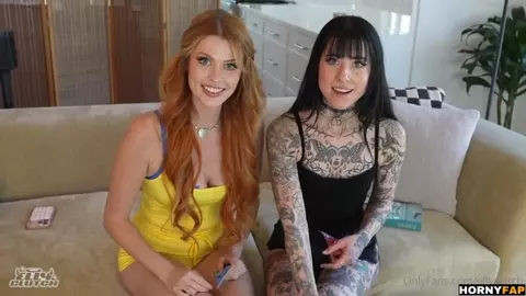 Elly Clutch & Awlivv Nude Threesome Sex Tape P1