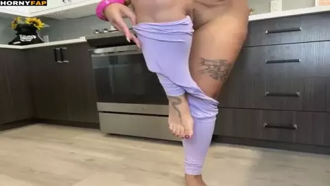 Emily Cheree Nude Kitchen Dildo Riding