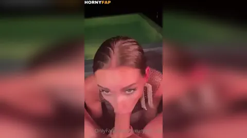 LuxuryGirl Nude Pool Blowjob