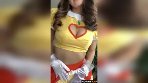Kailey Mae Srxy Princess Peach Cosplay Tease