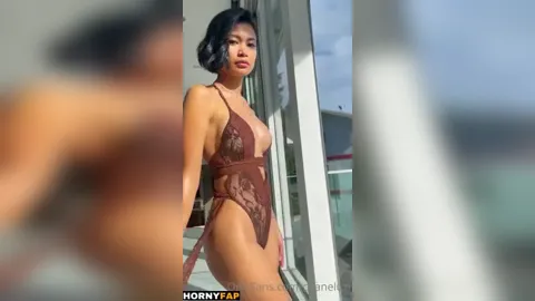 Chanel Uzi Nude Bodysuit Lingerie Strip Tease