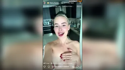 Elena Kamperi Nude PPV Livestream