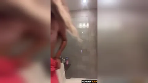 Woah Vicky Nude Bathroom Boobs Flash