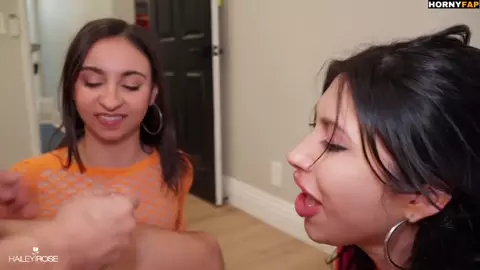 Hailey Rose & penelopewoodsxxx Nude Threesome Sex Tape
