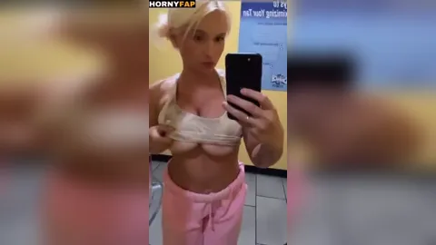Zoie Burgher Nude Mirror Boobs Tease