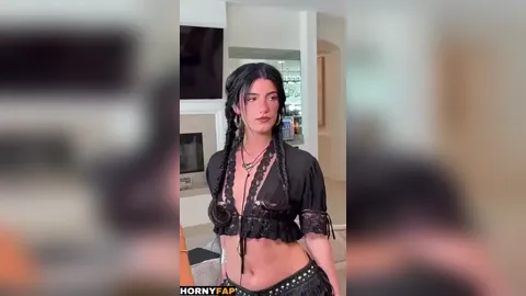 Charli Damelio Nude Nipple Photoshoot Video Leaked