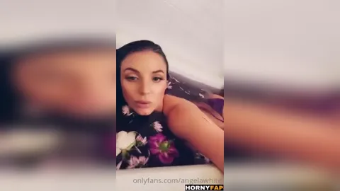 Angela White Nude Bath Masturbation Onlyfans Video Leaked