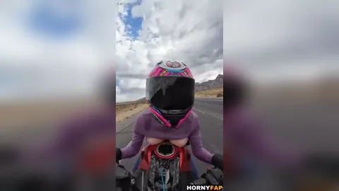 Karli Mergenthaler Nude Moto Bike Driving PPV Video Leaked